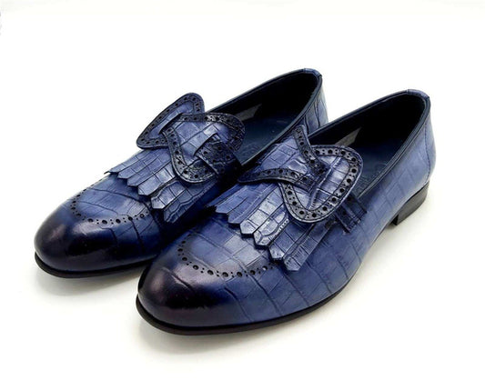 Cs- 1502- 56 Men'S Shoes- 1747 - Navy Blue