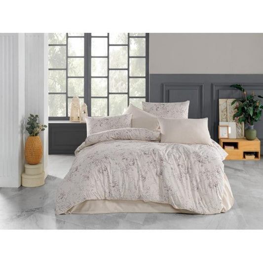 Nd- Ranforce Double Duvet Cover Set Sıla Beige