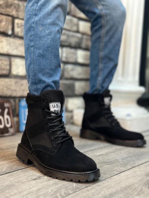 Bo- Ba0087 U.S. Army Lace-Up Men'S Sports Suede Boots